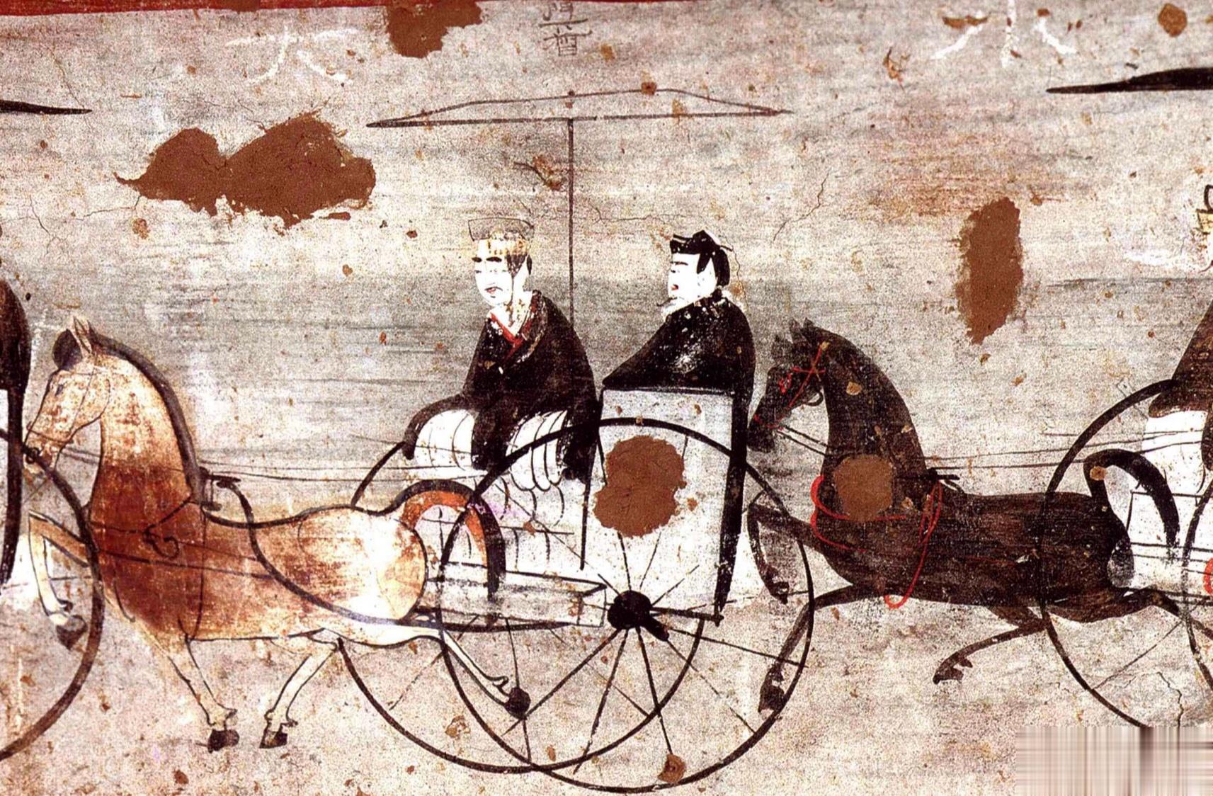 汉代车马出行壁画 ​​​