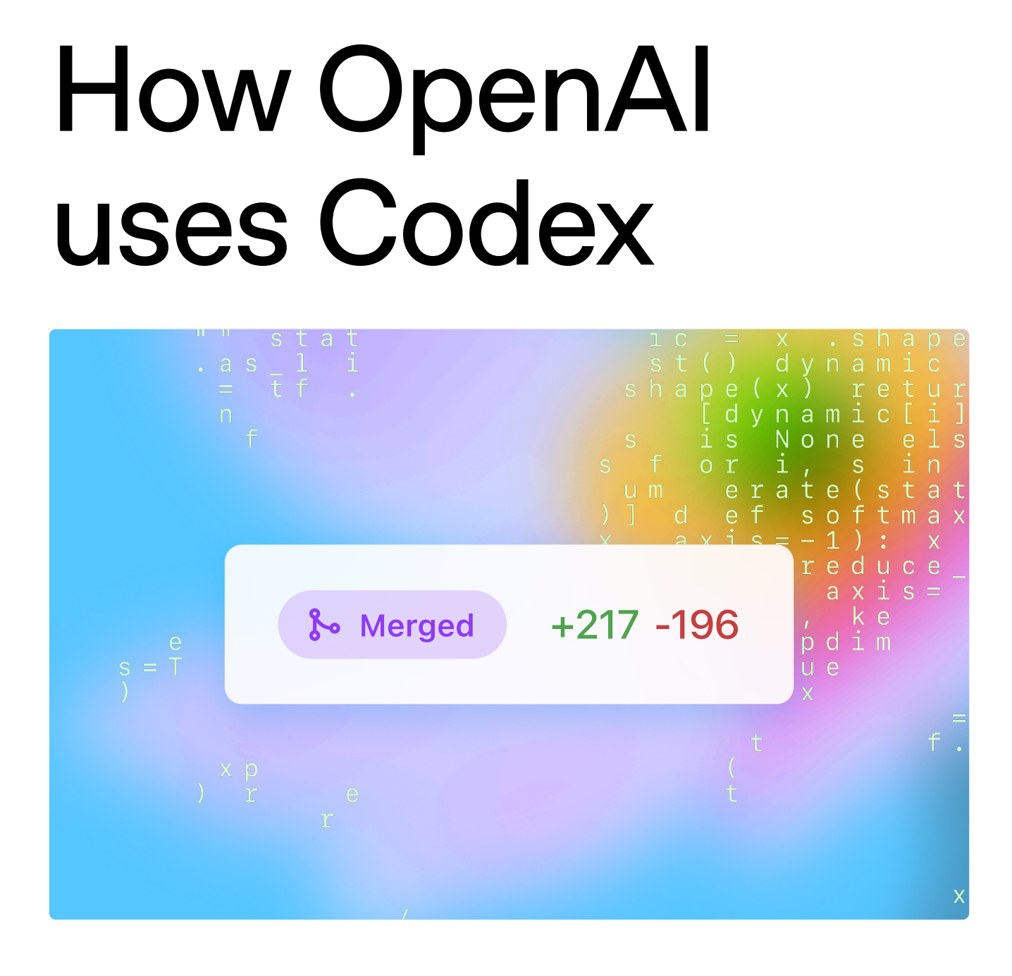 OpenAI 内部是怎么用 Codex 的 ？Codex 已经在 OpenAI 