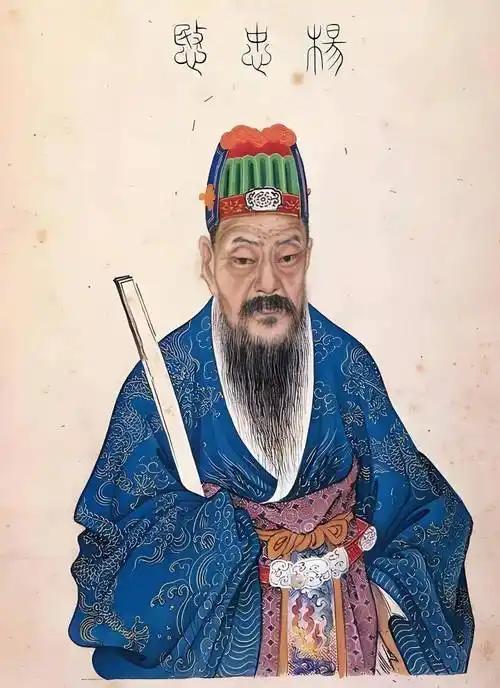 狱卒端烛火的手在抖——不是怕黑，是牢房里那个人让他怕。

那人因弹劾严嵩下狱，廷