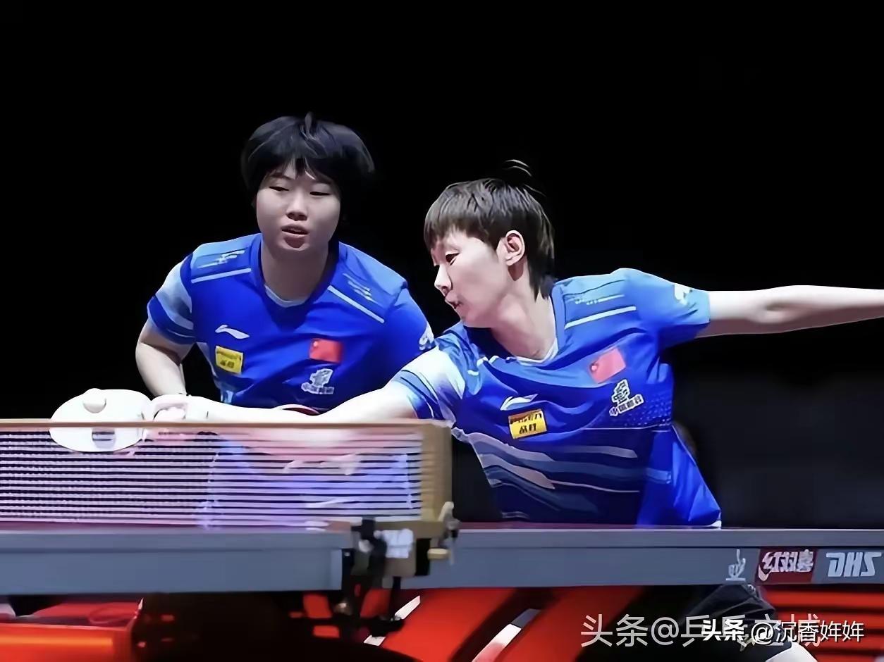 王曼昱/蒯曼2比3杜凯琹/吴咏琳，止步女双八强

​杜姐和吴咏琳配合默契，尤其是