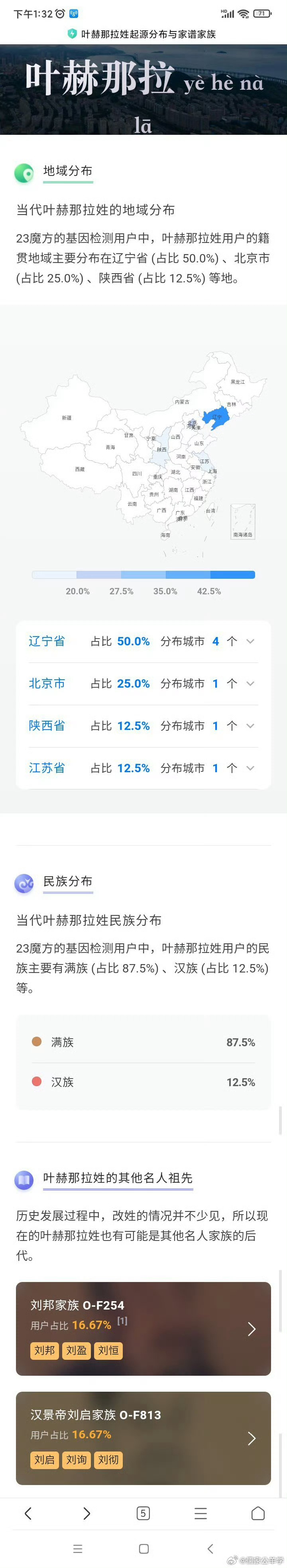 《清太祖高皇帝实录》卷六载： “叶赫国始祖系蒙古国人, 姓土默特。初灭扈伦国所居