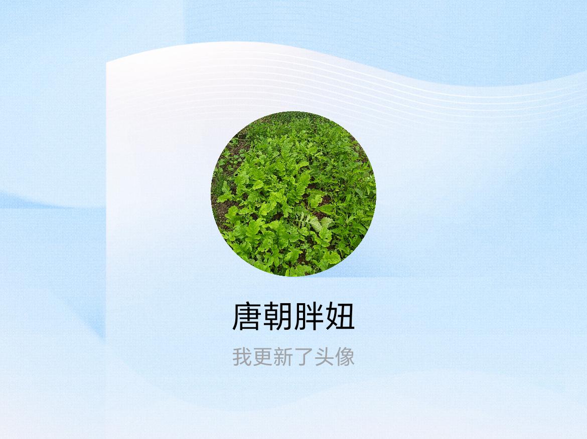 快来看看我新换的头像吧