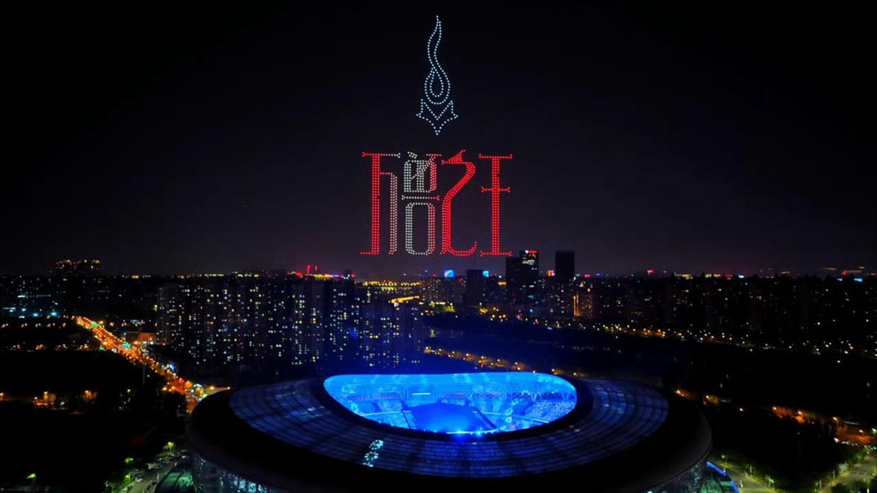 薛之谦太原站舞美薛之谦演唱会无人机表演内娱舞台卷王薛之谦实锤，太原演唱会解锁超燃