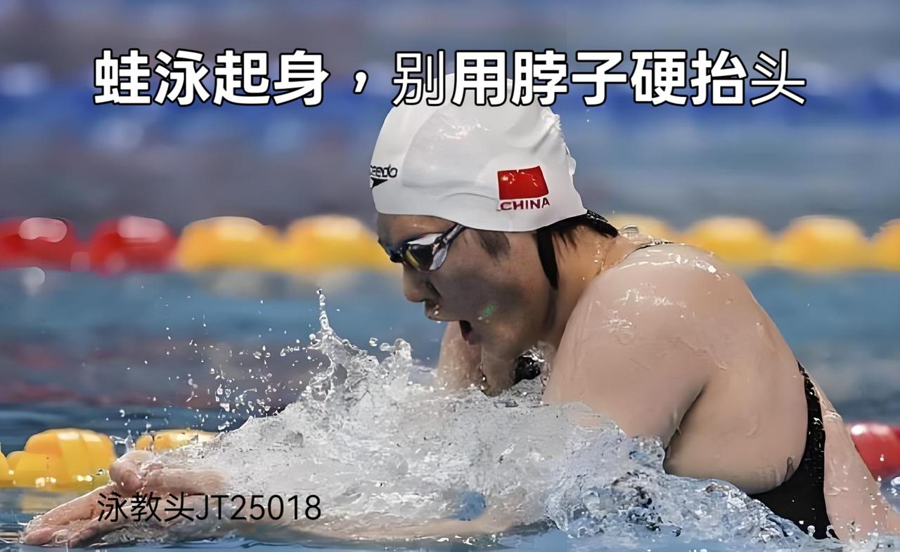 很多蛙泳爱好者游不远、游不累，还总觉得脖子酸、腰难受，问题就出在起身换气这一步。