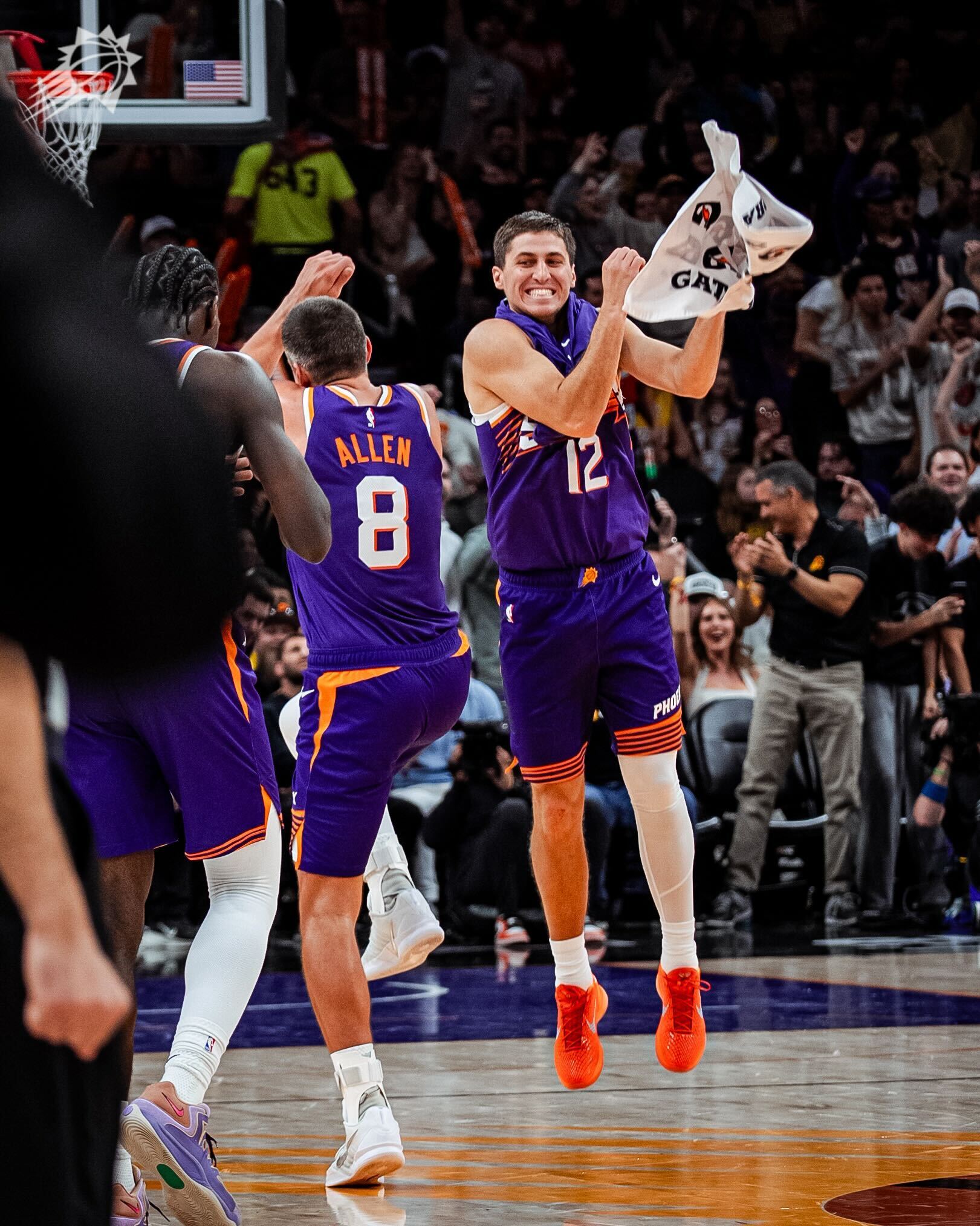 阿伦连续三分‼️‼️ 打停对手 菲尼克斯太阳 ｜旭日东升 ｜湖人vs太阳