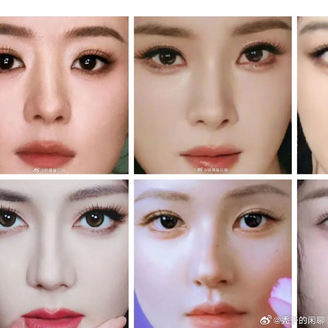 内娱女流量五官大赏赵丽颖、杨幂、杨紫、迪丽热巴、赵露思、虞书欣、白鹿、鞠婧祎、孟