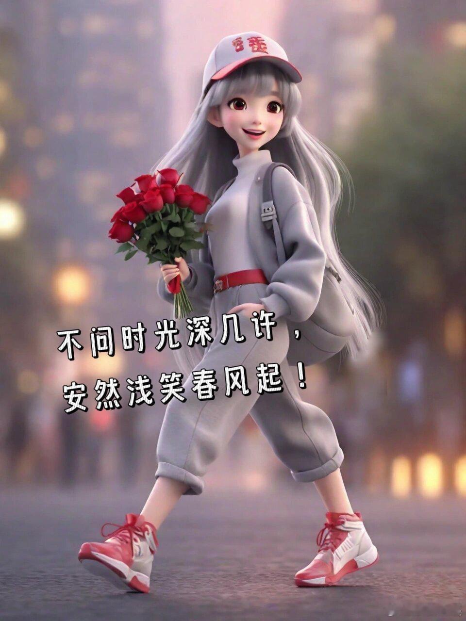 ᥫᩣ໑ຼ₀₂₄ /₀₃.₁₅🔅 早安[鲜花]走过春夏秋冬，懂得花开花落都是风景