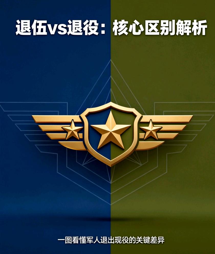 “退役”和“退伍”虽只差一字，却天差地别。退伍的义务兵，两年期满，部队叠好被子，