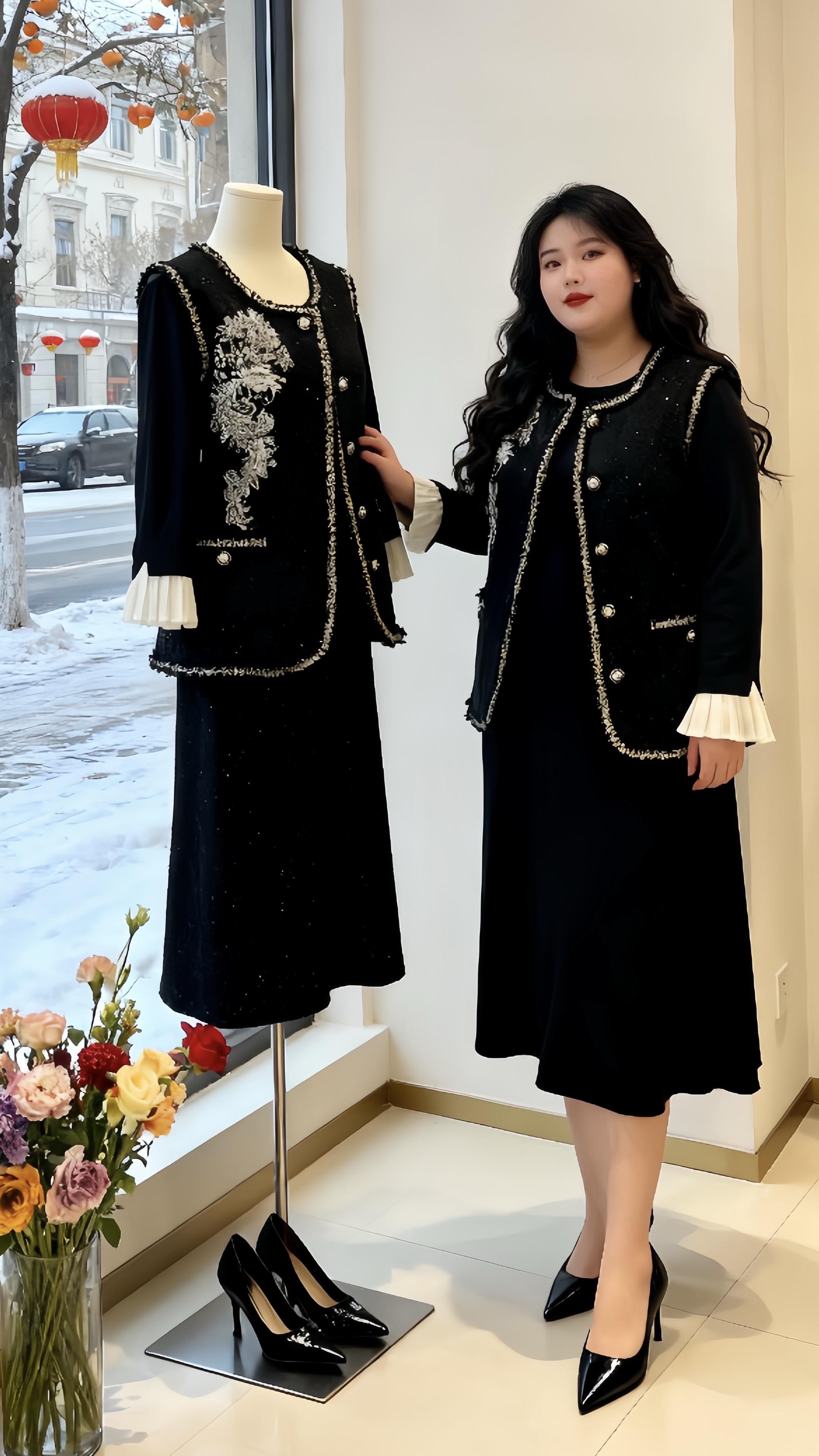 大码女装 棉服外套  保暖又好看 冬季穿搭 这个冬天不怕冷