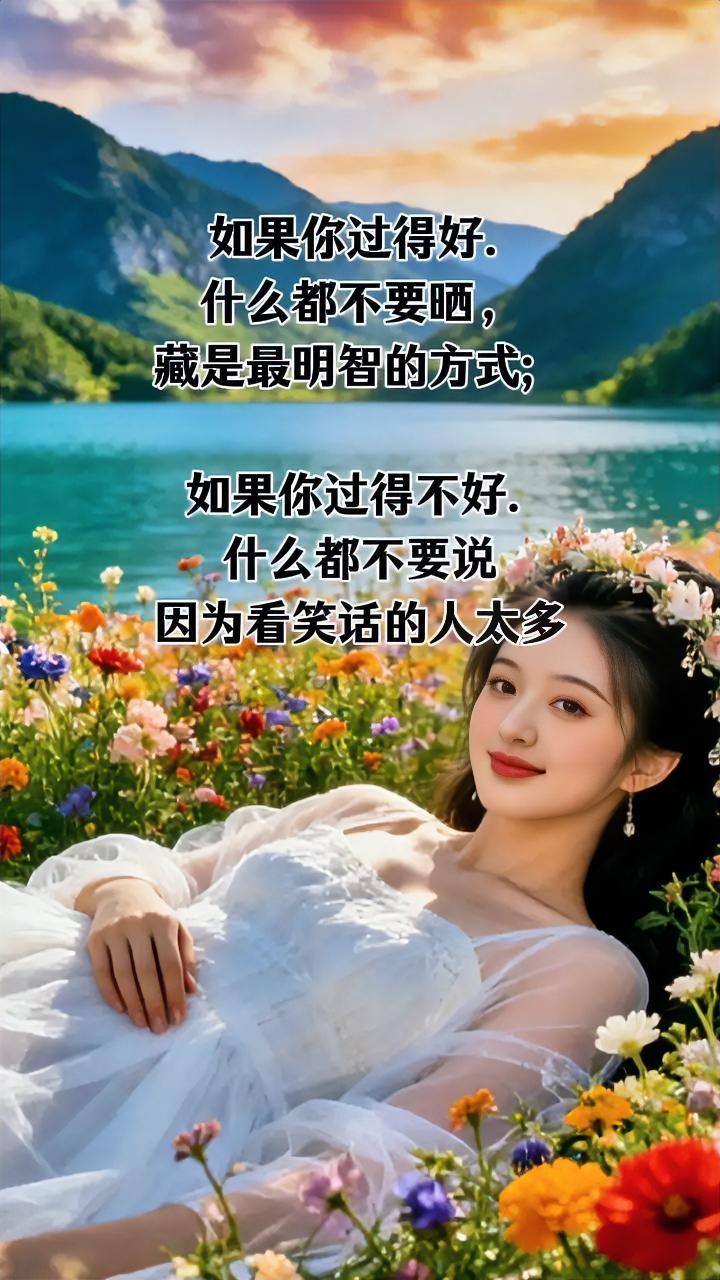 人生很短，不要活的太累，人生没有模板，只需心灯一盏，如果笑能让你释然，那就开怀一