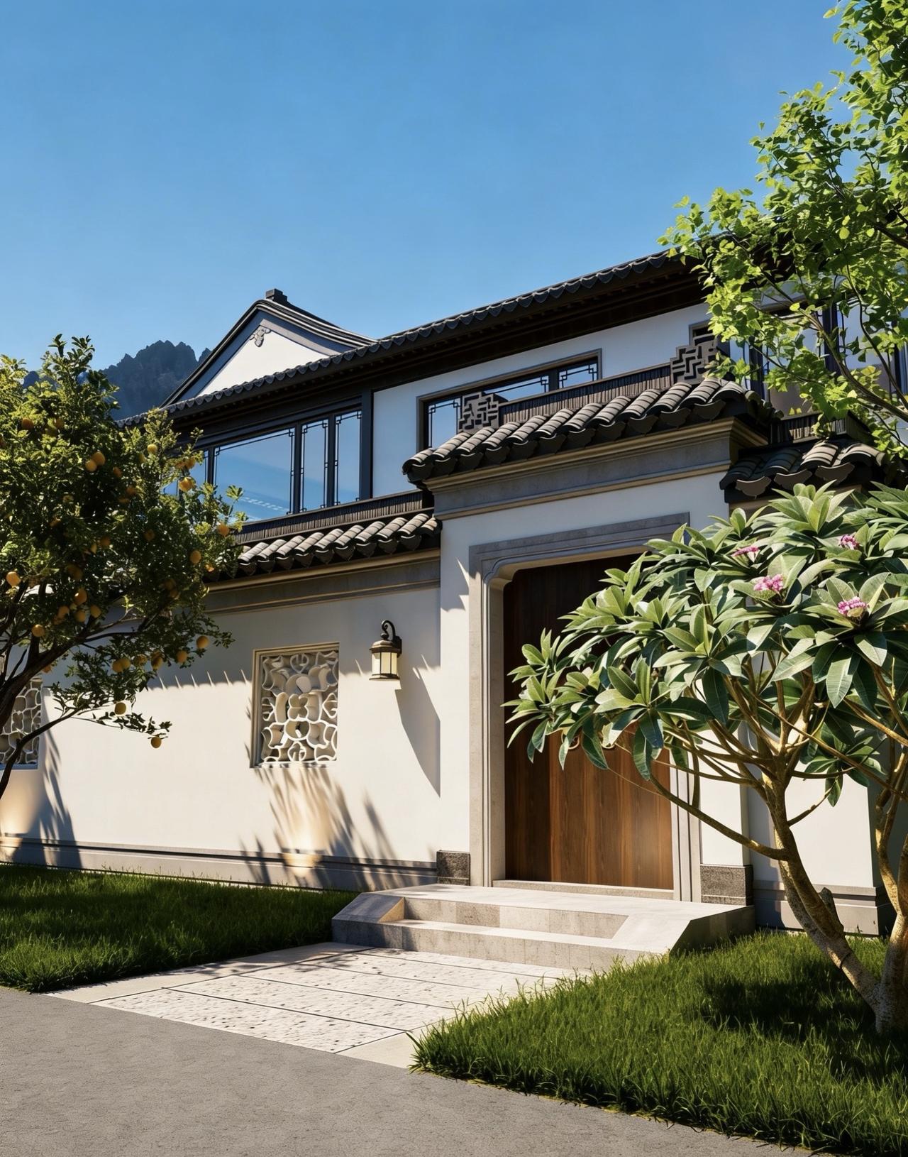 中式庭院 文化传承 自建房 别墅设计 农村生活