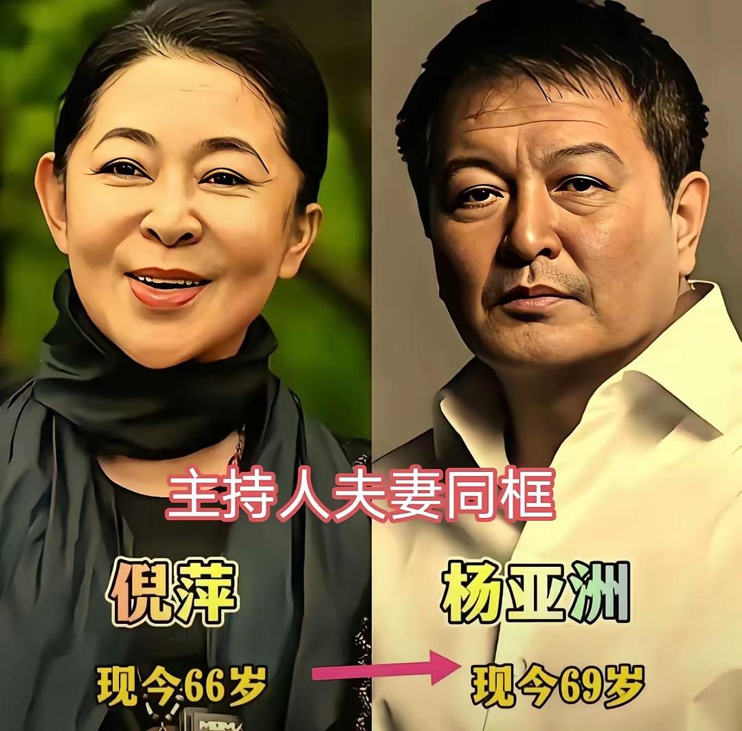 央视主持人夫妻倪萍杨亚洲
央视主持人夫妻朱军谭梅
央视主持人夫妻海霞罗永章
三对