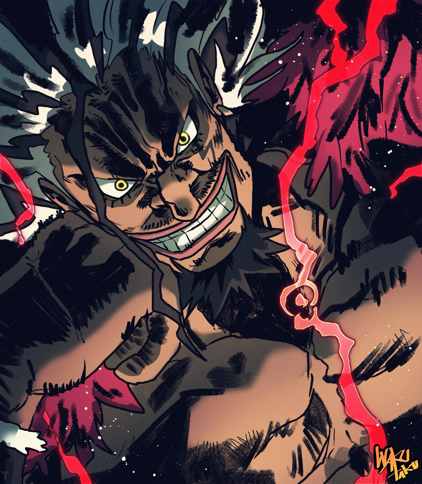 （已授权）X画师waker近期画作：内罗纳·伊姆圣。洛克斯。五档路飞。出处url