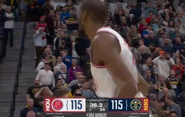 火箭掘金 最后时刻神仙打架了会有绝杀出现嘛 🤔 火箭vs掘金