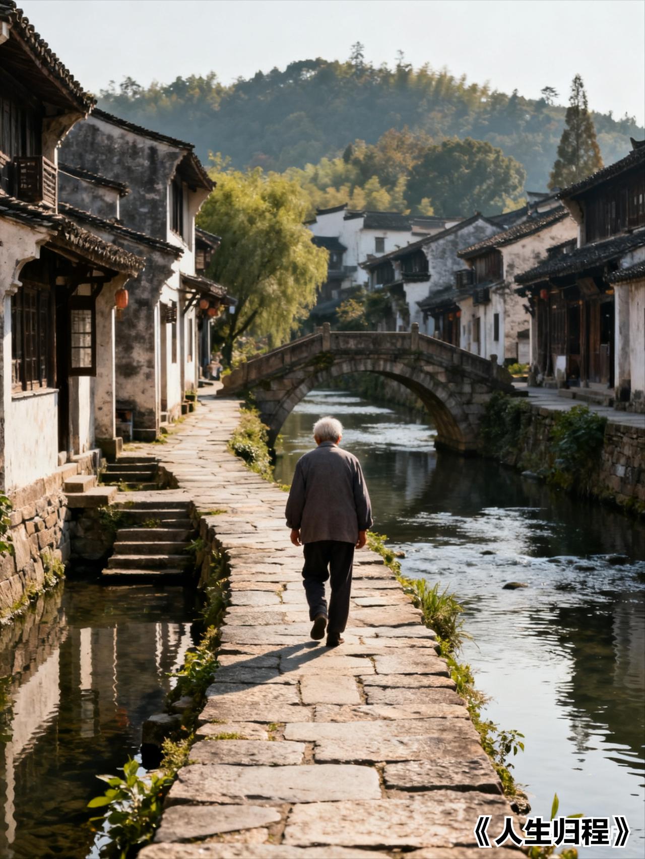 非常现实的话：
“老伴走了以后就会明白，人一辈子最好的活法，就是这十二个字。
