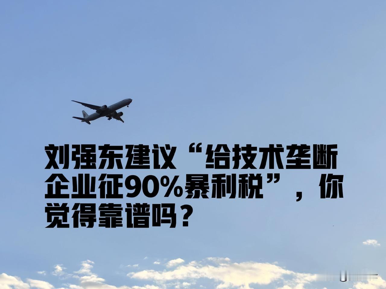 2025世界互联网大会乌镇峰会上，刘强东建议“给技术垄断企业征90%暴利税”，比