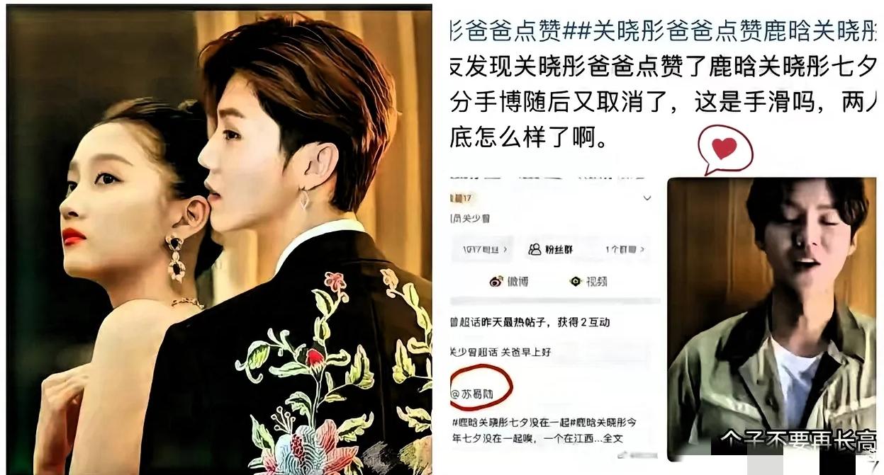终于水落石出了！

未来的丈人爹亲自下场盖章，鹿晗和关晓彤这事，藏不住了。

2