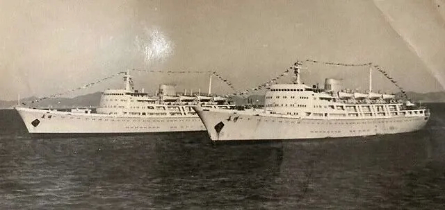 上海沪东7500吨型客货轮。1970年长征号建成，之后到1981年为止，又建造了