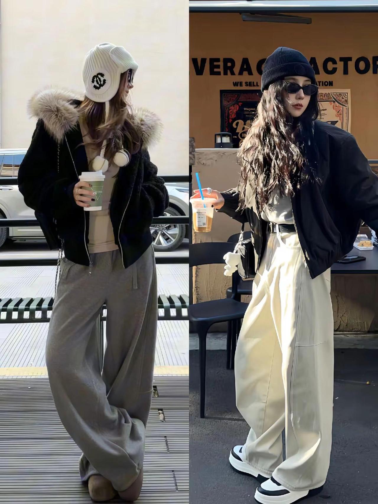 跟着超模明星学穿搭。街拍穿搭 服装街拍