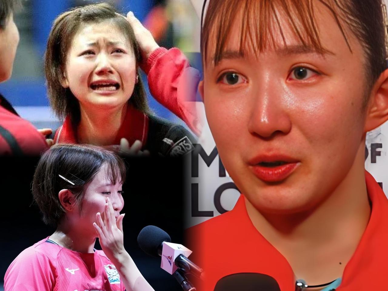 搞不懂日本女乒那么多人爱哭！从20年前的“瓷娃娃”福原爱开始，“哭”一直成为了日