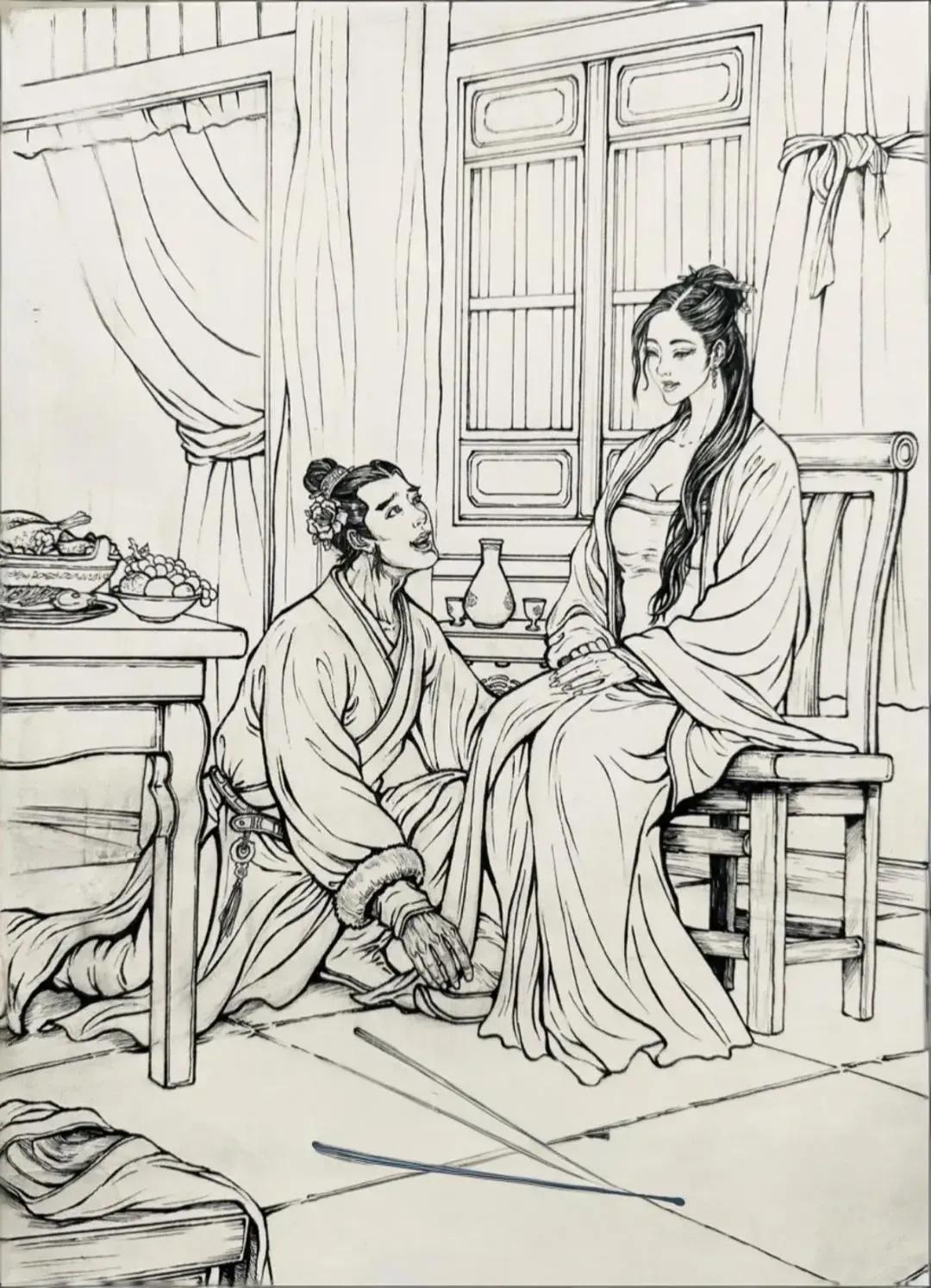 这幅插图，出自四大名著中哪个故事？