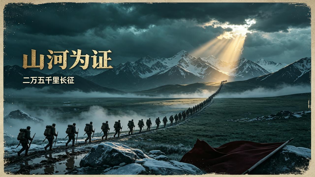 山河为证，信仰如铁：二万五千里长征，真正劈开绝境的是什么？
 
如果只把长征看成