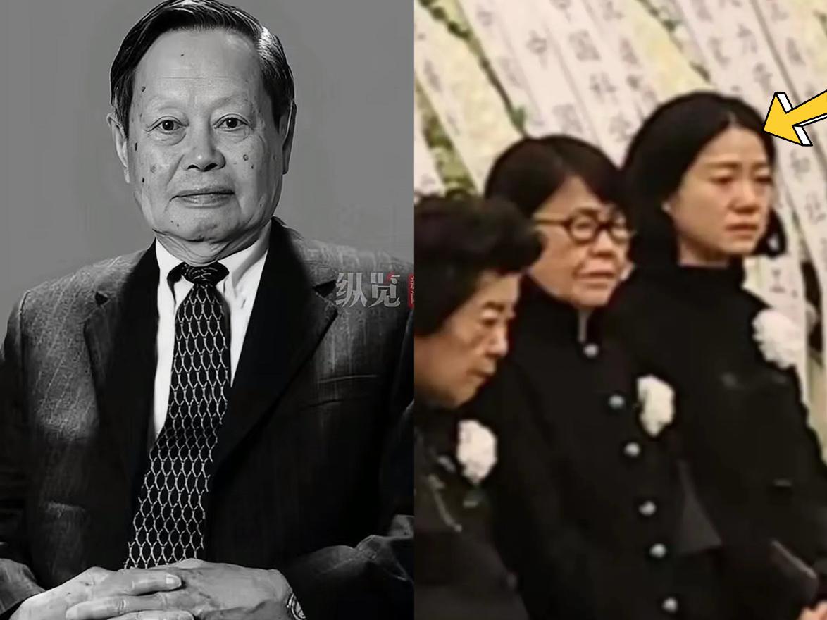在众多送别杨老的人里，
她是最年轻，
也最亲近的一个。
当年28岁的她嫁给82岁