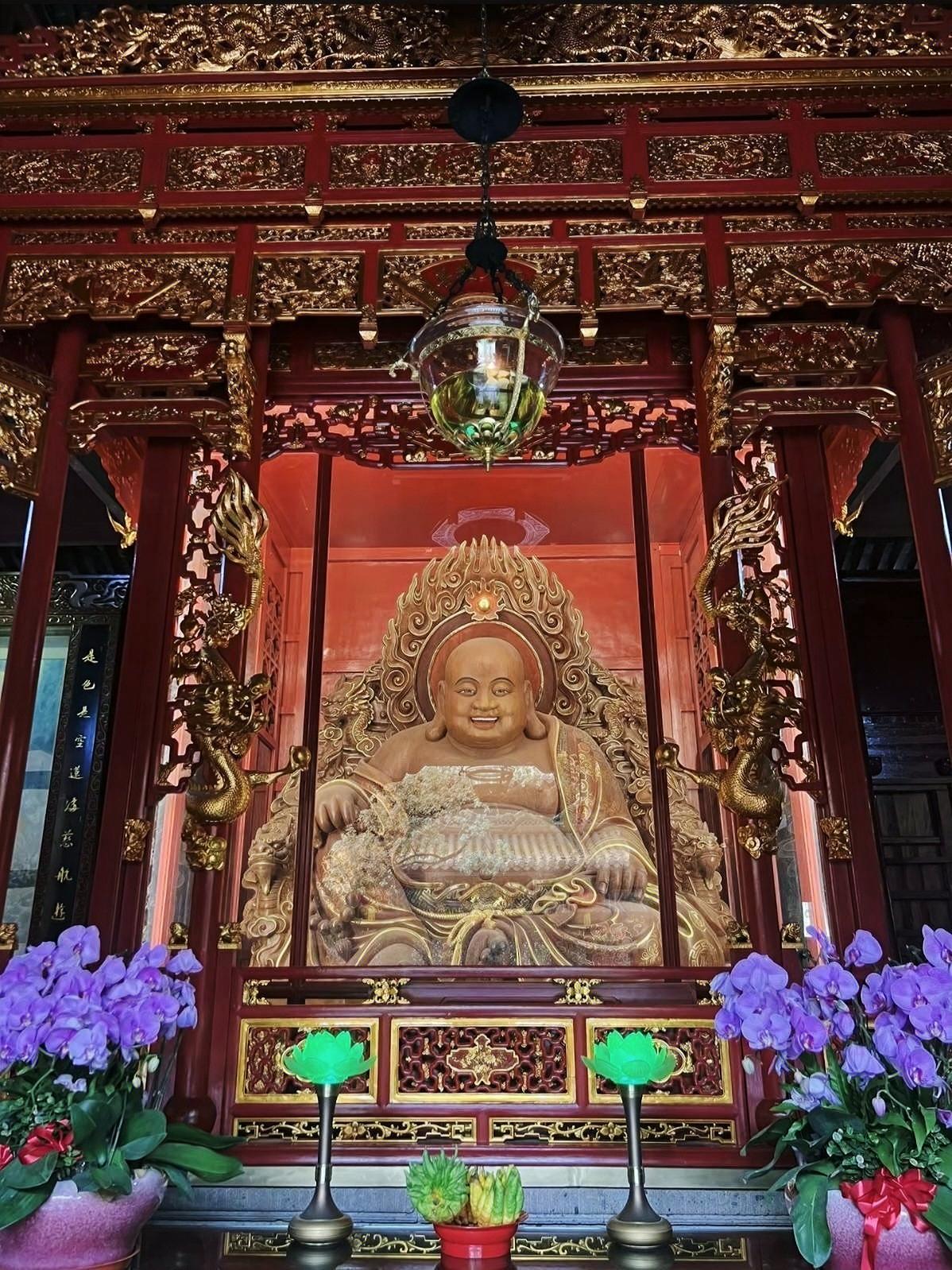 普陀山普济寺天王殿：读懂四大天王，人生风调雨顺
 
都说来普陀山普济寺只拜观音，
