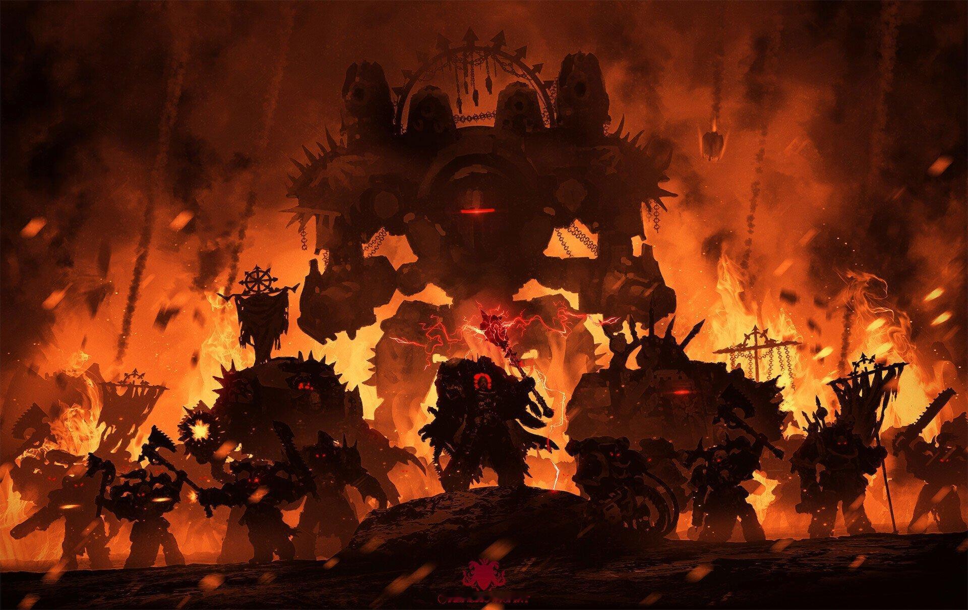 战锤40k[超话] 叛军来袭by ReneKovacArt ​​​