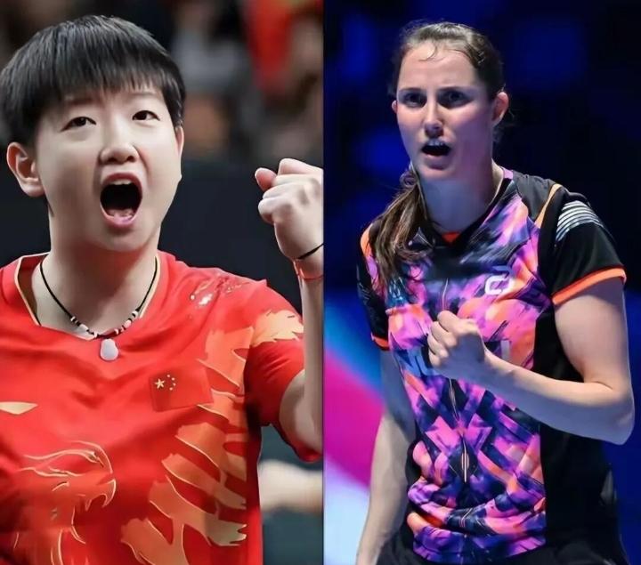 温特本来是刚赢了王艺迪的大黑马，结果遇上莎莎直接被4-0零封，全程没一点机会，被