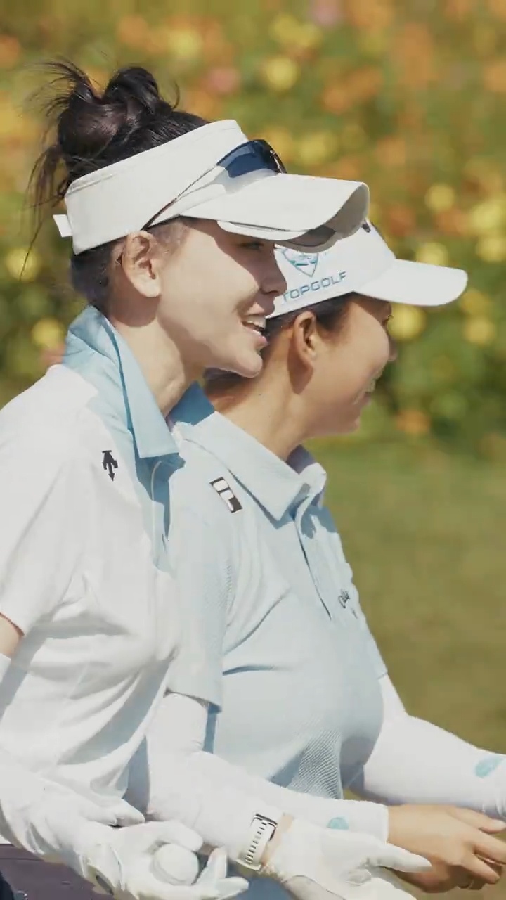 于文文别克lpga锦标赛 give me five🖐🏻宝宝玩得好开心🥰姨姨