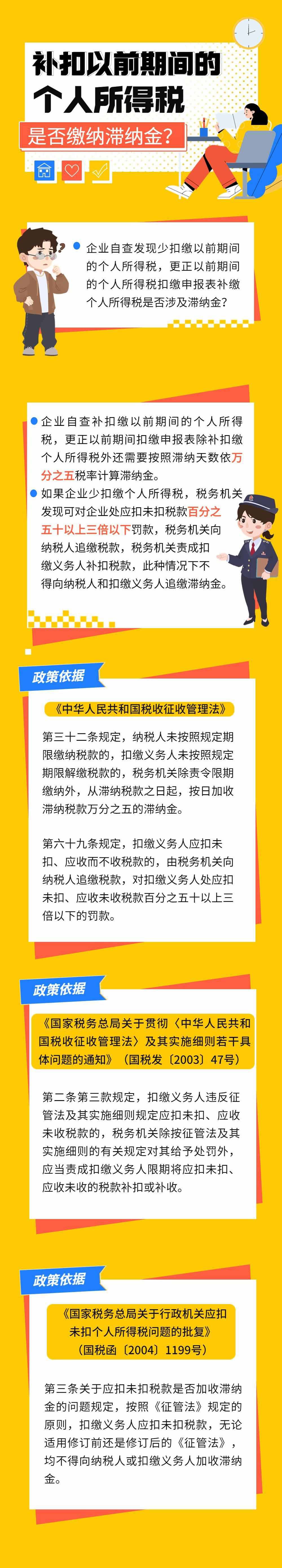补扣以前期间的个人所得税是否缴纳滞纳金？
“免责声明：图片、数据来源于网络，转载