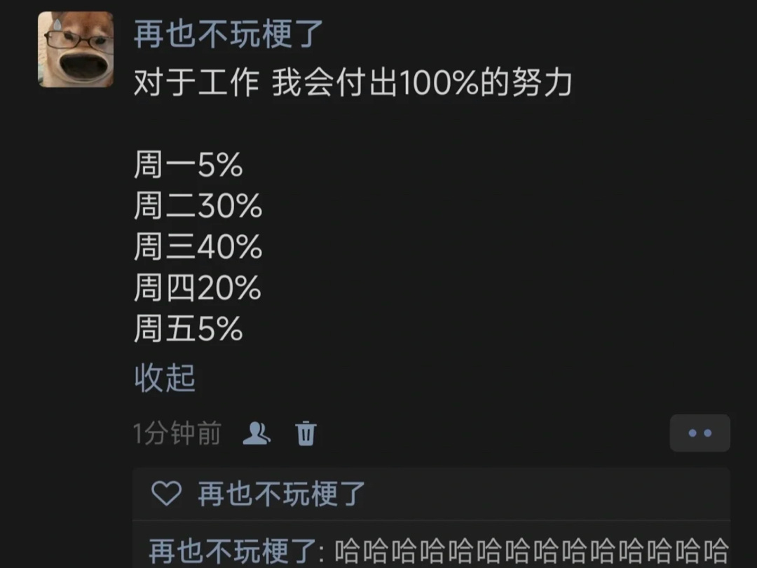 《对于工作付出百分百的努力》 ​​​