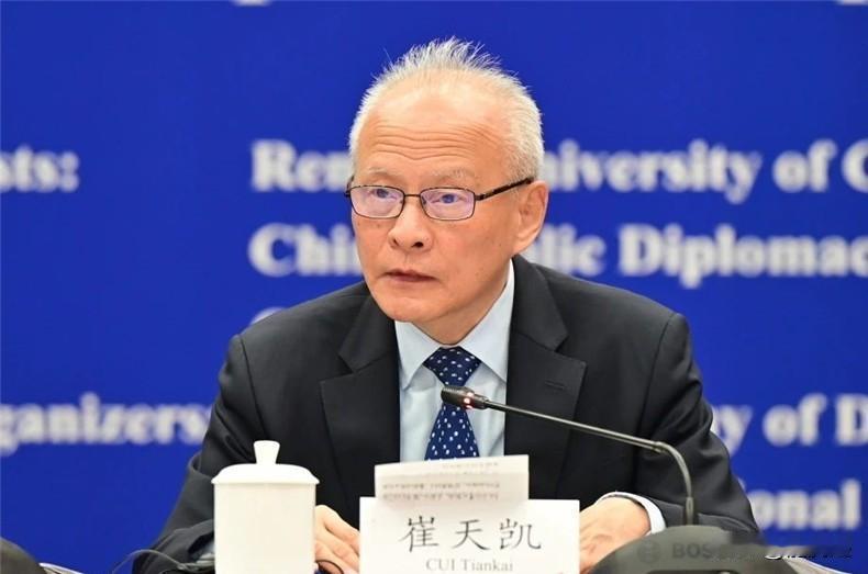 据央视军事，在15日开幕的2026北京香山论坛上，原驻美大使崔天凯表示：“祖国统
