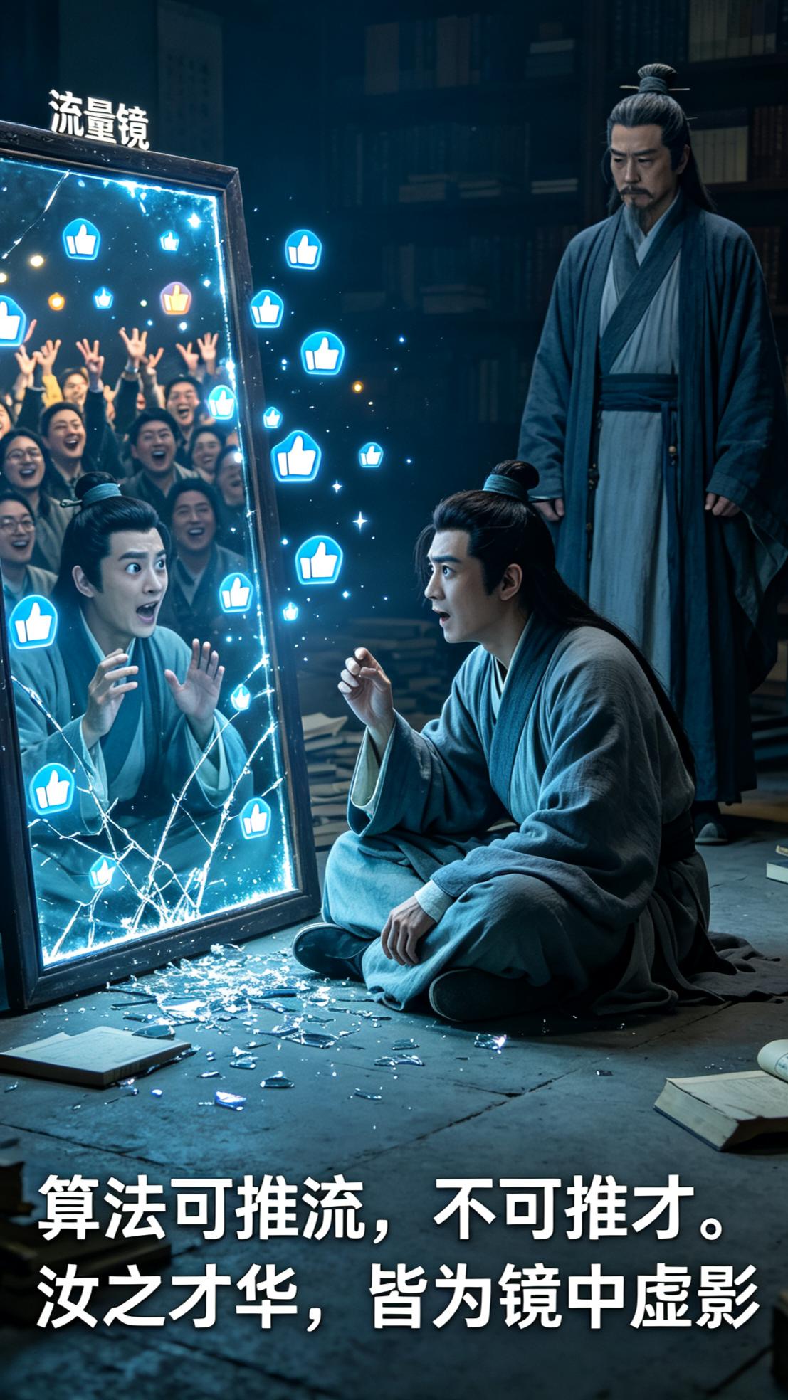 江湖怪谈•荒诞志126《算法精》

金陵有书生，痴迷功名，偶遇一“算法道人”。道