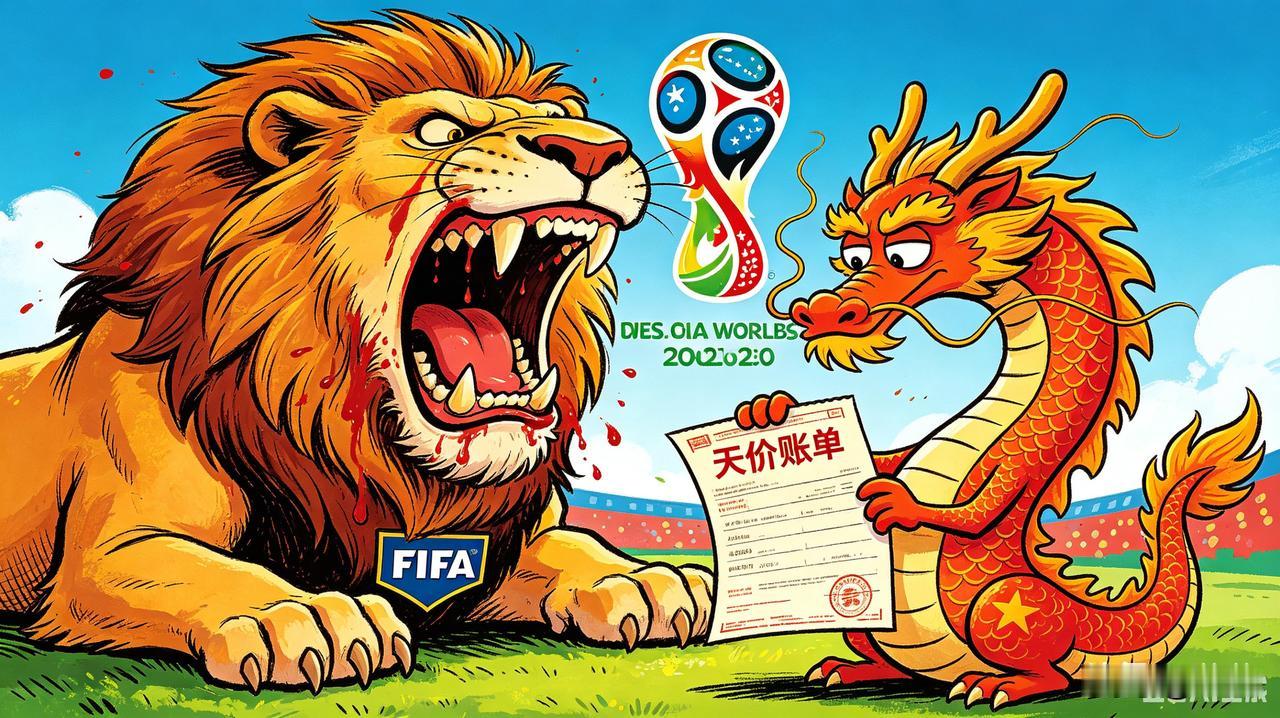 【2.5亿美元！世界杯天价转播费，FIFA对中国狮子大开口】
 
2026年美加