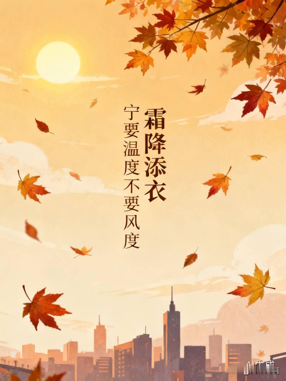 今天晴得晃眼，太阳挂在天上看着挺唬人，预报13到21度，走在街上风一吹才发现半点