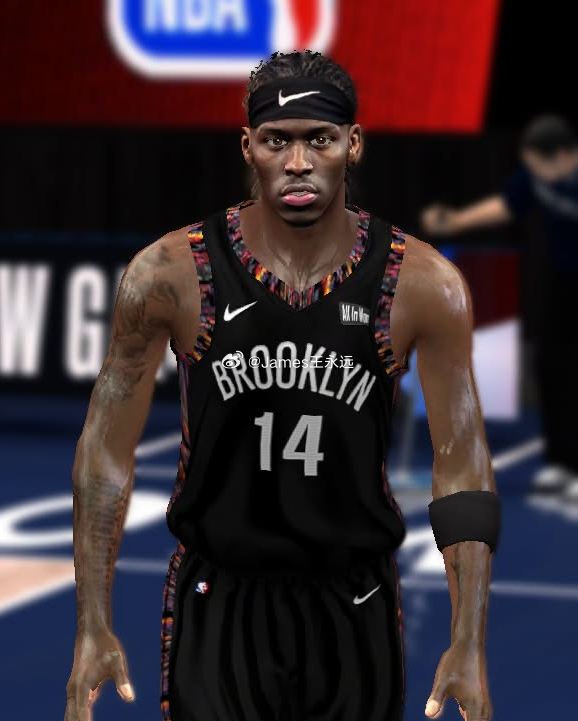 2K14 基恩·埃利斯 面补 fixed Nike headband textu