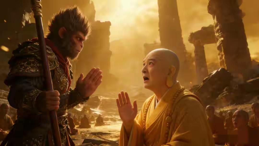 孙悟空大闹灵山碎尽诸佛金身，如来俯首:他不是妖猴
 
灵山雷音古寺，素来祥云缭绕