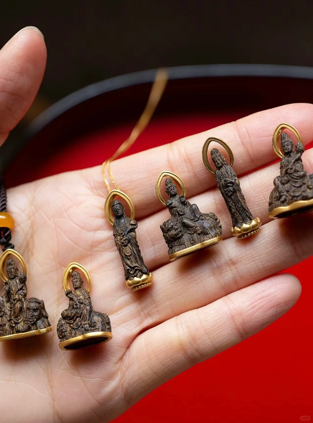 精品沉香观音随身佛，集合照啦❗️❗️❗️小而精