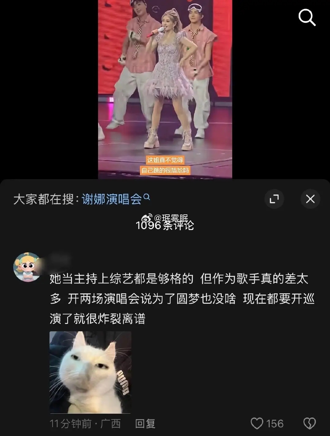 谢娜官宣全国巡回演唱会后，下沉市场口碑崩了，不影响卖票，喷她的本身也不会买票。她