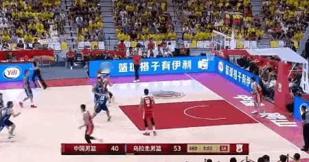 哈哈哈哈哈哈。中国男篮vs乌拉圭男篮男篮热身赛中国男篮