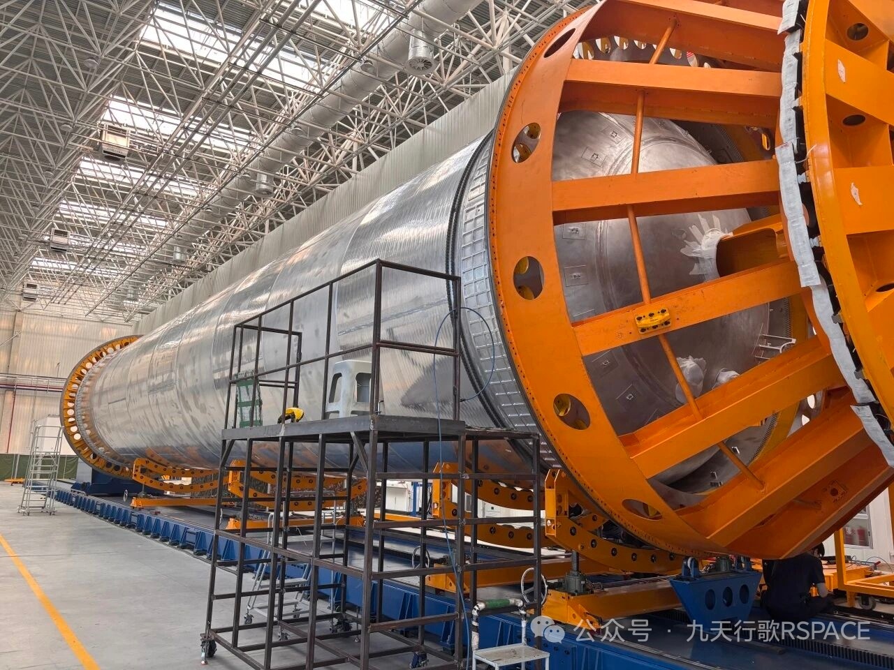 九天行歌圆满完成某中大型号直径4米级一级贮箱超高液压考核 ​​​