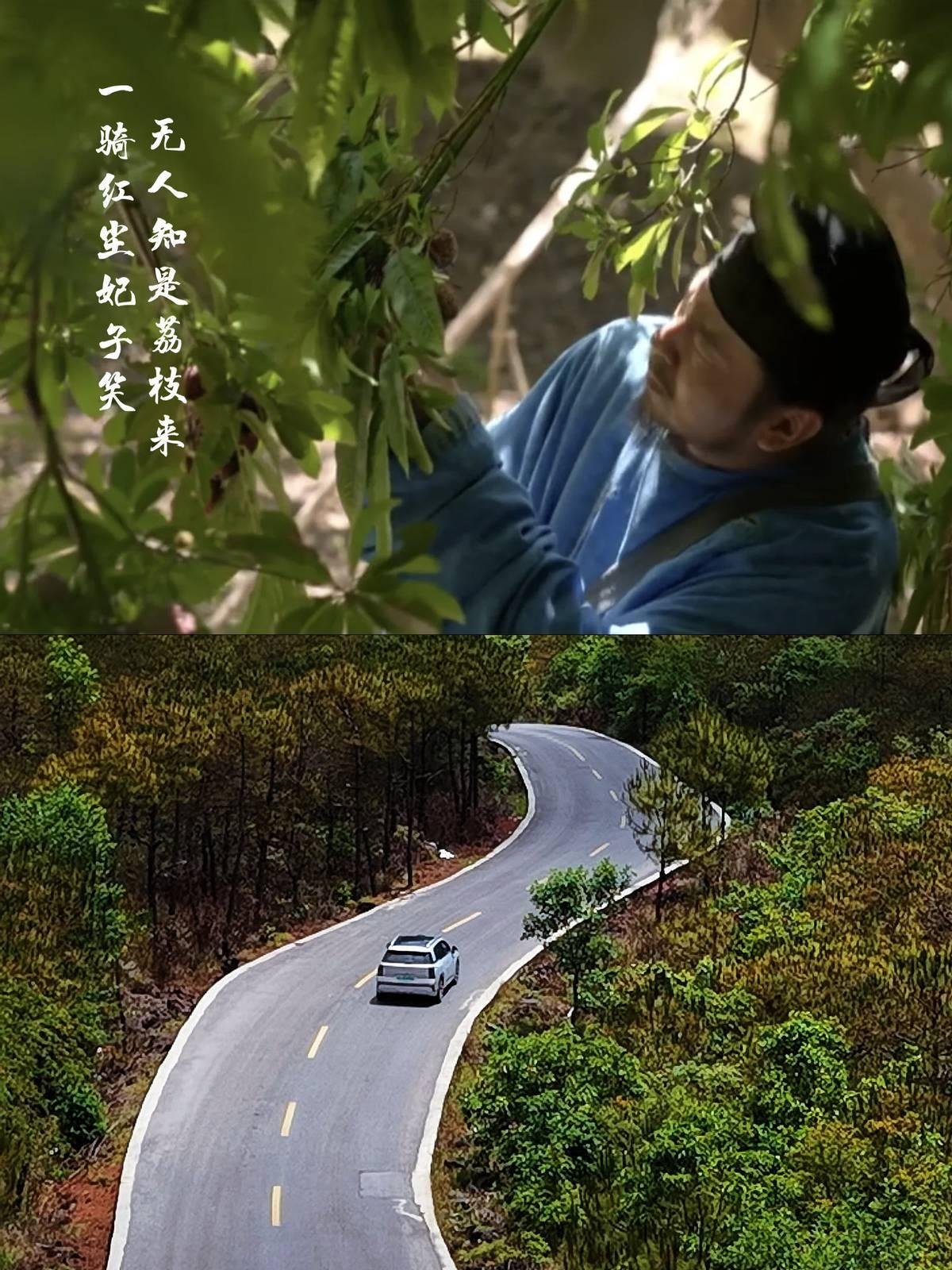 《车载冰箱神助攻！埃安霸王龙让荔枝鲜抵长安》
《长安的荔枝》中，李善德为保荔枝鲜