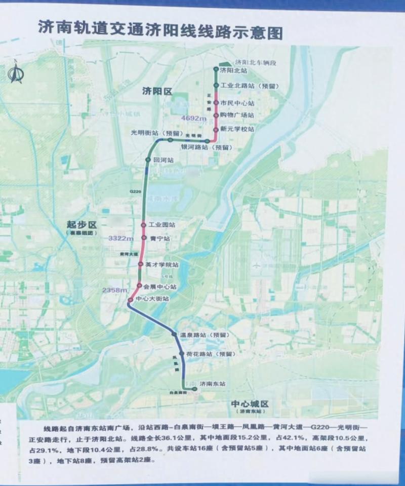 济南北向发展"最后一公里"：这条轨道线必须打通！

作为济阳线南延伸的关键工程，