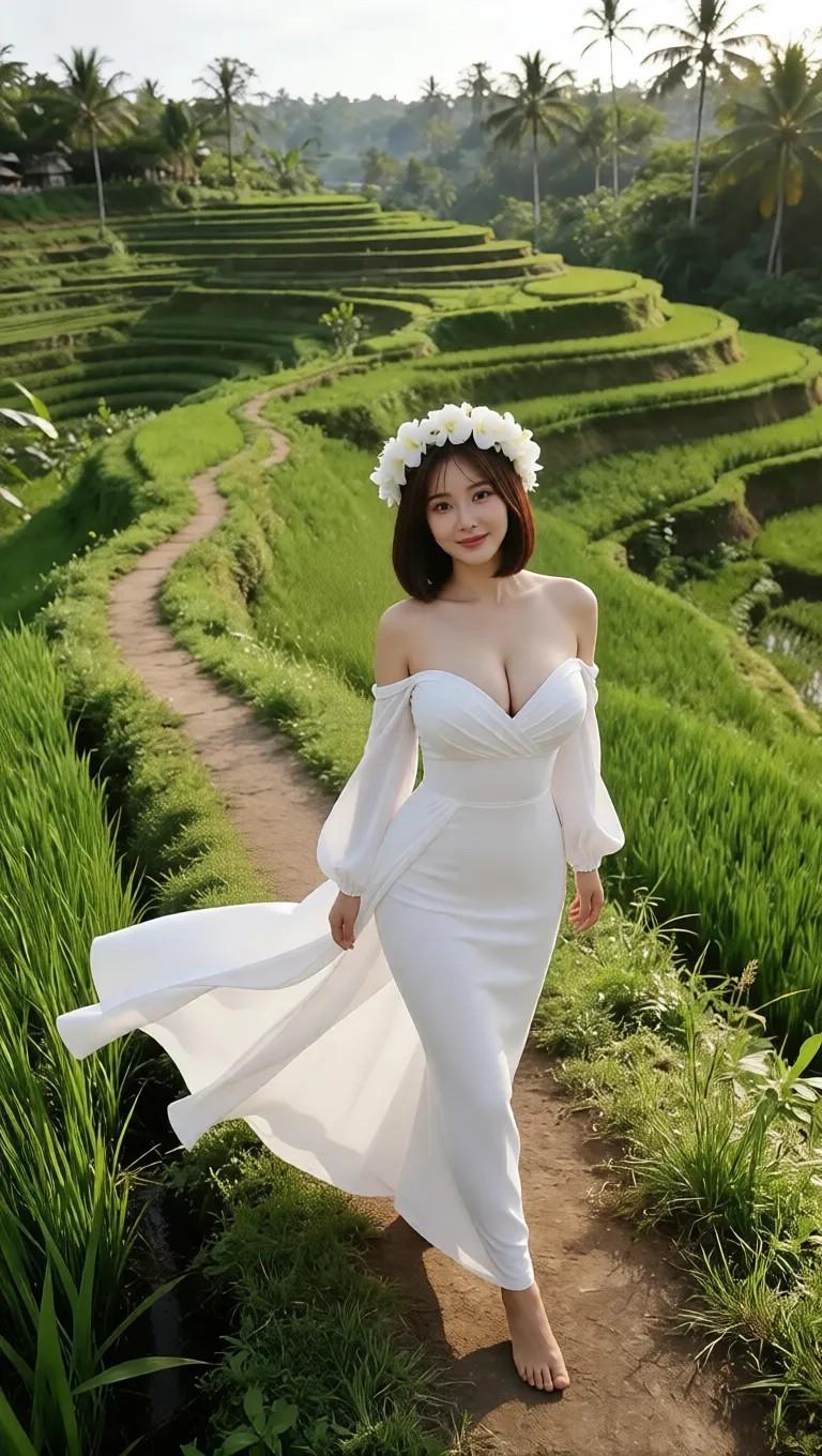 花径人行处，白衣似云归。