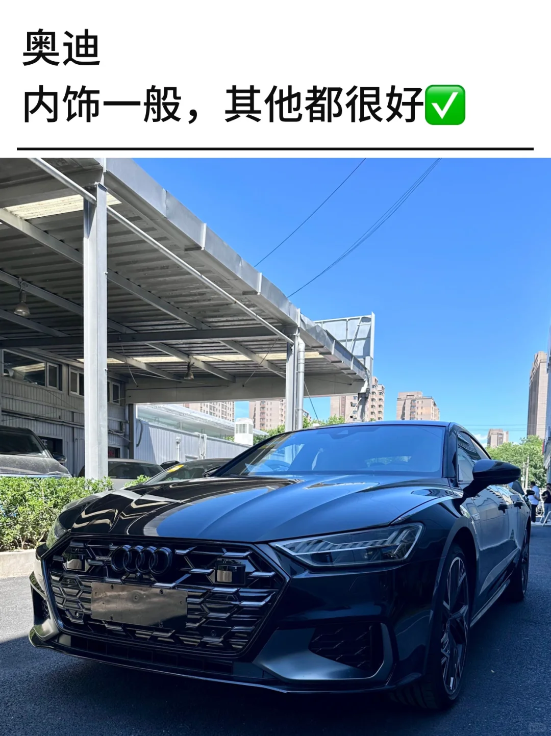 奥迪，内饰一般，其他都很好✅