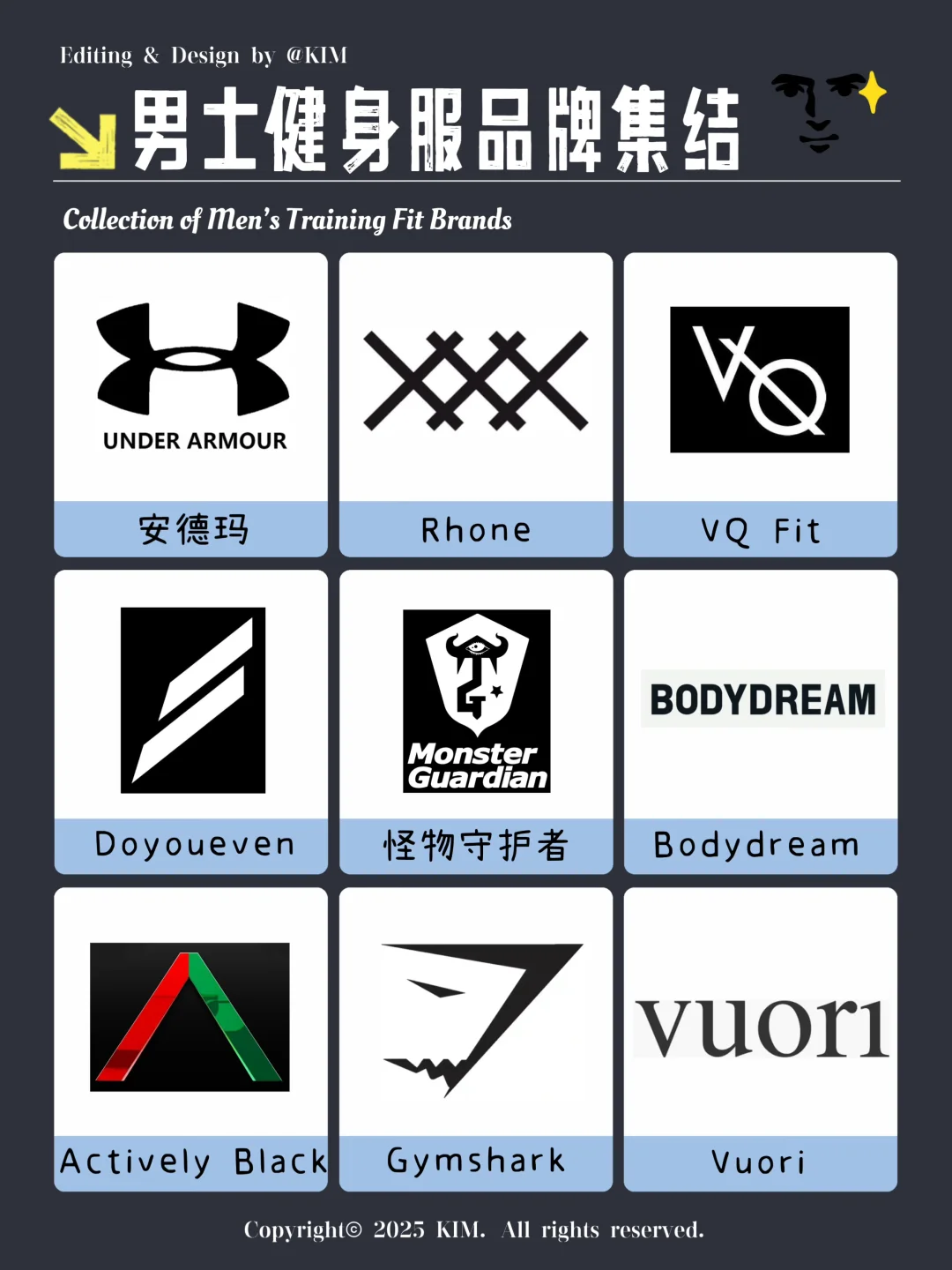 🏋️别再苦恼健身穿啥｜男士健身服品牌荟萃🎽
