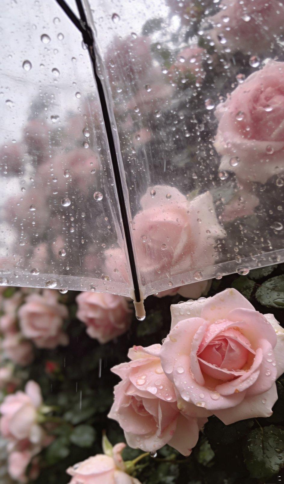 ☔️下雨，忽然胡思乱想越活越觉得，自己活成小时候看不懂的傻人。小时候纳闷，下雨天
