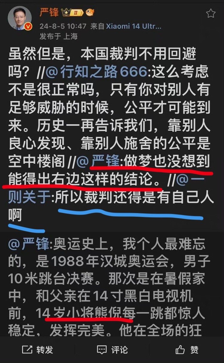 裁判的重要性巴黎奥运会上，郭晶晶以崭新的姿态重回跳水赛场，她不再是参赛选手，而是